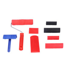 Holztextur-Musterrolle Handliches Gummiszierwerkzeug für DIY-Wände und Böden
