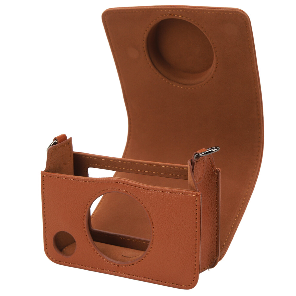 Instant Camera Bag Luxury Texture Pu Compatible Camera Leather Case For Fujifilm Mini Evo Light/Brown 3011317696340