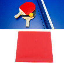 Ping Pong Schläger Gummi mit Schwamm, 2,1 mm dick, Rot, Ersatz für Anfänger