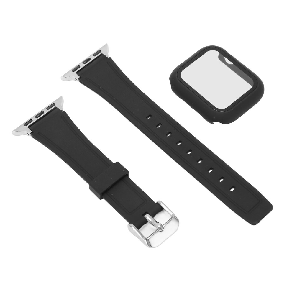 40Mm Replacement Watchband Adjust Size Pc Protective Case Tpu Watch Strap For Iwatch Black 9421317696969