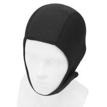 Thermal-Wetsuit-Hood für Männer & Frauen UV-Sonnenschutz, schnelltrocknend, Schwarz
