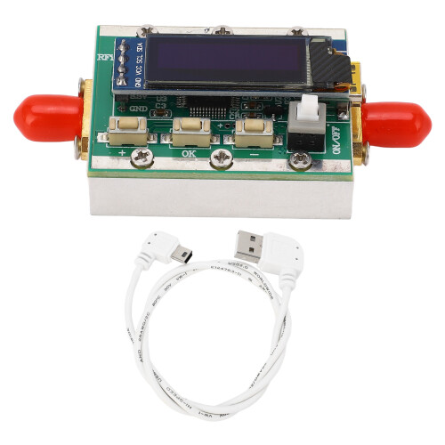 RF Programmable Attenuator 1‑3800MHz Digital Module 0‑31dB Adjustable 1dB Step Back CNC Shell PC Controllable 5V 1