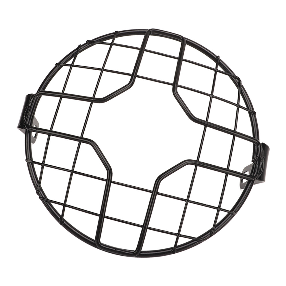 Motorcycle Headlight Guard Grill Headlight Mesh Grill Cover Universal For Motorbike With 6.5 Inch Headlights Cross Section 6951317699170