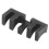 2PCS Badminton Stringing Racquet Load Spreader Embedded High Pounds Racket Load Adapter Protector Stringing Tool Black 15