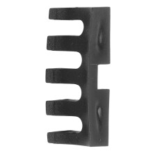 2PCS Badminton Stringing Racquet Load Spreader Embedded High Pounds Racket Load Adapter Protector Stringing Tool Black