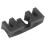 2PCS Badminton Stringing Racquet Load Spreader Embedded High Pounds Racket Load Adapter Protector Stringing Tool Black 7