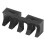2PCS Badminton Stringing Racquet Load Spreader Embedded High Pounds Racket Load Adapter Protector Stringing Tool Black 12