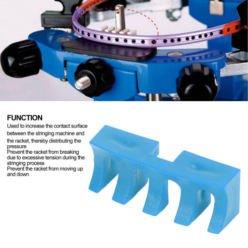 2PCS Badminton Stringing Racquet Load Spreader Embedded High Pounds Racket Load Adapter Protector Stringing Tool Blue 2