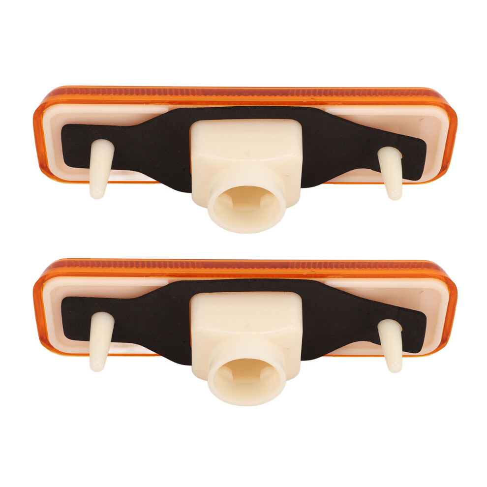 2Pcs Car Front Side Marker Ch2550101 Bright Replacement For Dodge Aspen 1976Â1979 Light/Yellow 9401317703782