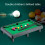 Mini Pool Table Interactive Simulation Miniature Billiard Pool Game Set for Desktop Decoration Ornament 6
