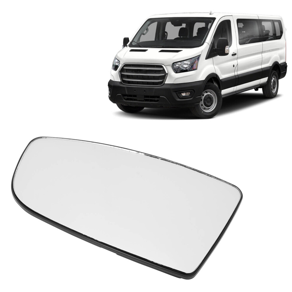 Convex Side Mirror Glass Outside Rear View Door Wing Mirror Glass Replacement For Ford Transit Van 150 250 350 2015Â2019 Left 6901317704879