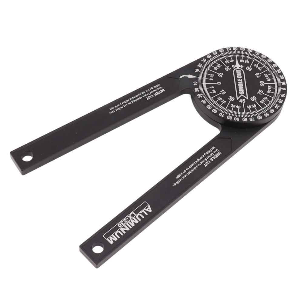 Miter Saw Protractor Accurate 2 Laser Engraving Scales Efficient Aluminum Alloy Angle Finder Protractor For Carpenter 4141317705090