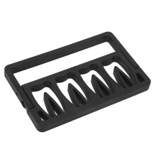 Autoclavable Endo Files Holder 8 Holes Storage High Temperature Resistance Dental Canal Files Holder Box Black
