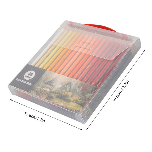 Lebendige Wasserfarbpinselset 48 Farben, Aquarell-Kunstmaterialien 1