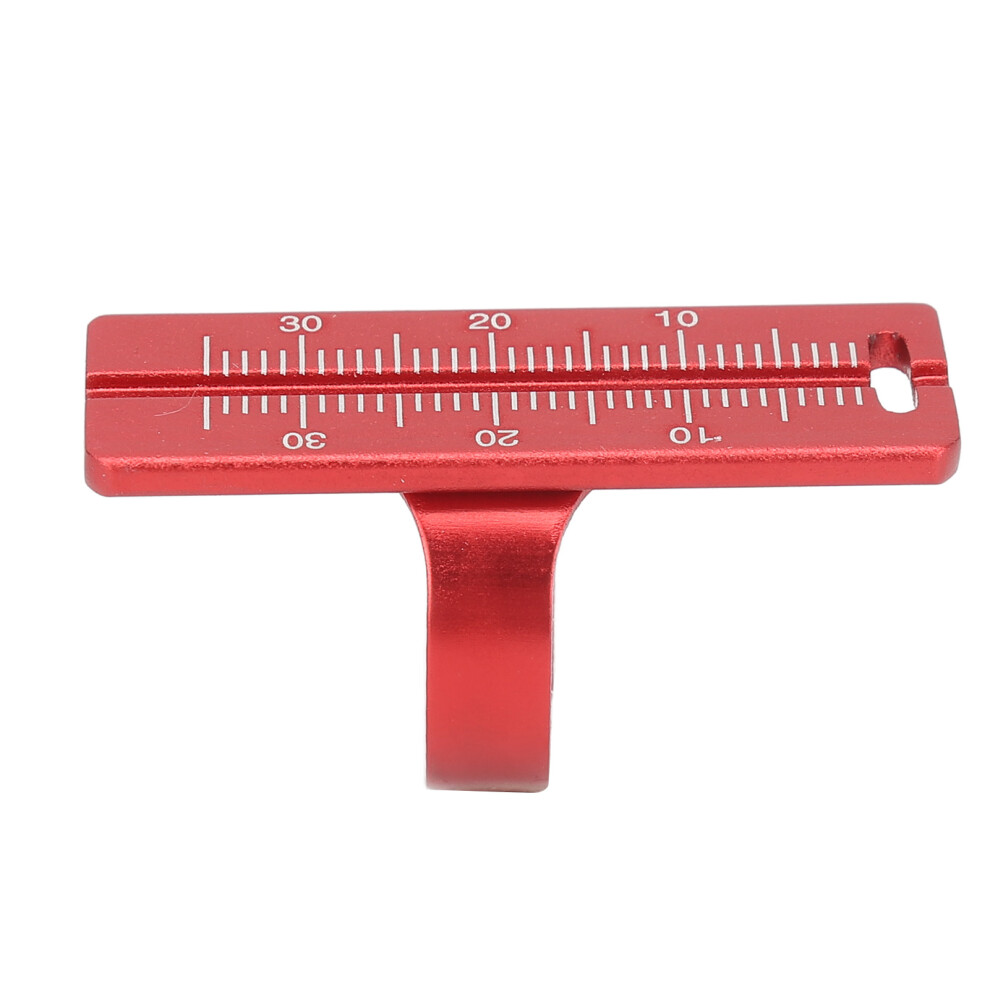 Red Endo Measuring Ring Professional Orthodonti Dentist Measuring Instruments Dental Measuring Ruler