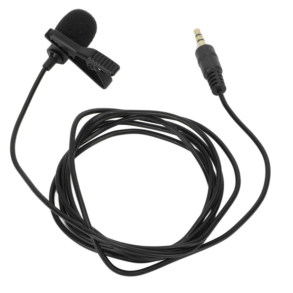 Lavalier Microphone Noise Reduction Omnidirectional Clip On Mic For Interview Streaming 4161317710283