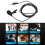 Lavalier Microphone Noise Reduction Omnidirectional Clip On Mic for Interview Streaming 5
