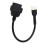 OBD2 Diagnostic Cable 6pin to 16pin OBD Code Reader Scanner Adapter Connection Cable Replacement for BENELLI TNT 135 25 300 for DELPHI 10