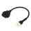 OBD2 Diagnostic Cable 6pin to 16pin OBD Code Reader Scanner Adapter Connection Cable Replacement for BENELLI TNT 135 25 300 for DELPHI 15