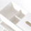 Movable Bookshelf Large Capacity Rotatable Removable Plastic Practical Rolling Organization Shelf 5 Layer 10
