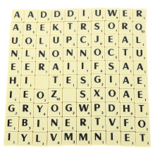 Leichtes Brief-Schachfiguren-Set – Robuste Polystryrol-Kreuzworträtsel-Spielsteine 1,9 cm