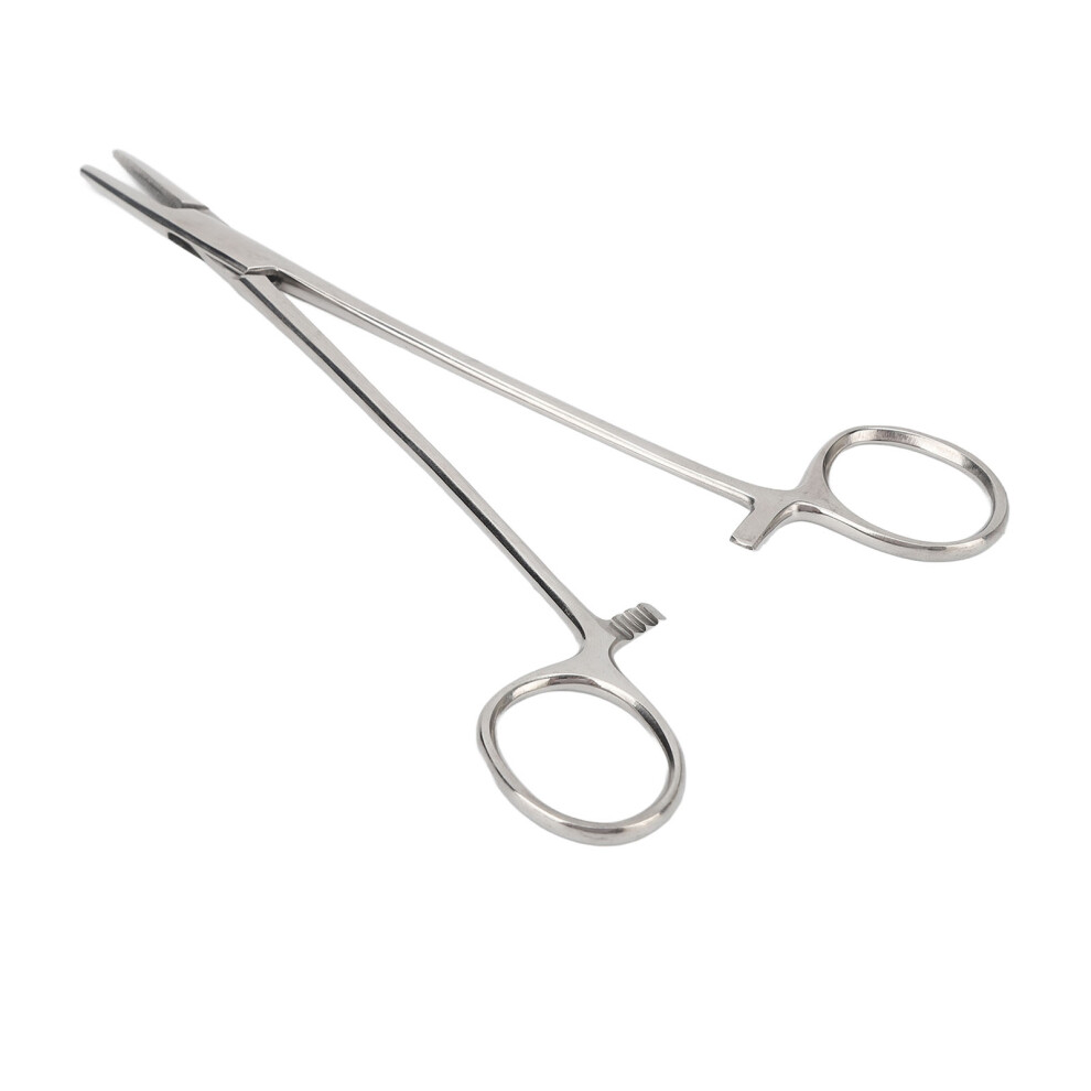 18CM Tooth Forceps Long Lasting Full Teeth Precision Forceps Locking Tweezers Clamp