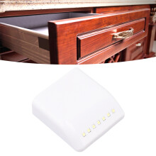 4er Pack LED-Schrankleuchten, 7 LEDs, Warmweiß 2700K, ABS, 6,3 x 6,6 x 2,2 cm