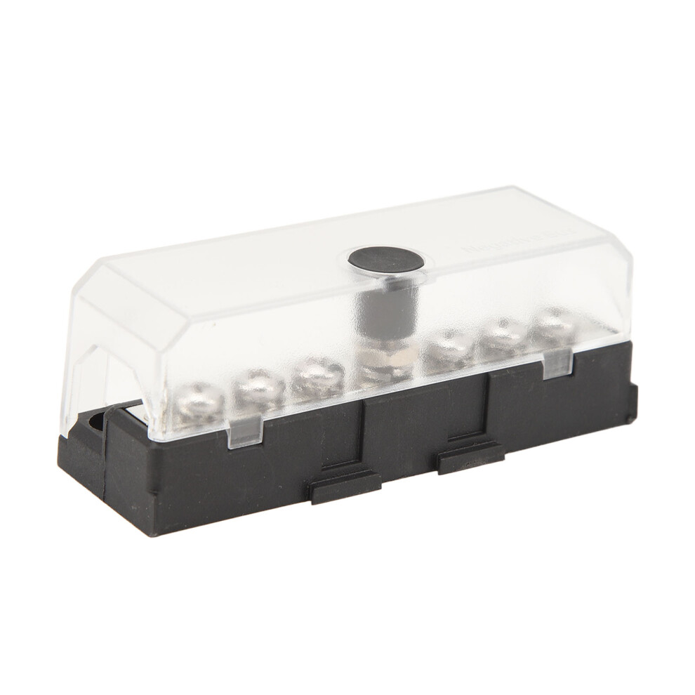 100A 32V 12 Terminal Power Distribution Block Terminal Bus Bar With Cover For 32V Dc Trucks Rvs Boats 4621317721066