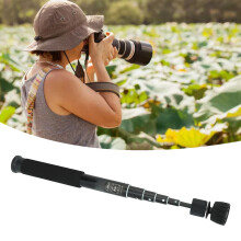 Camera Monopod 6 Section Heavy Duty Telescopic Aluminum Alloy Lightweight Portable Photography Monopod for DSLR Camera