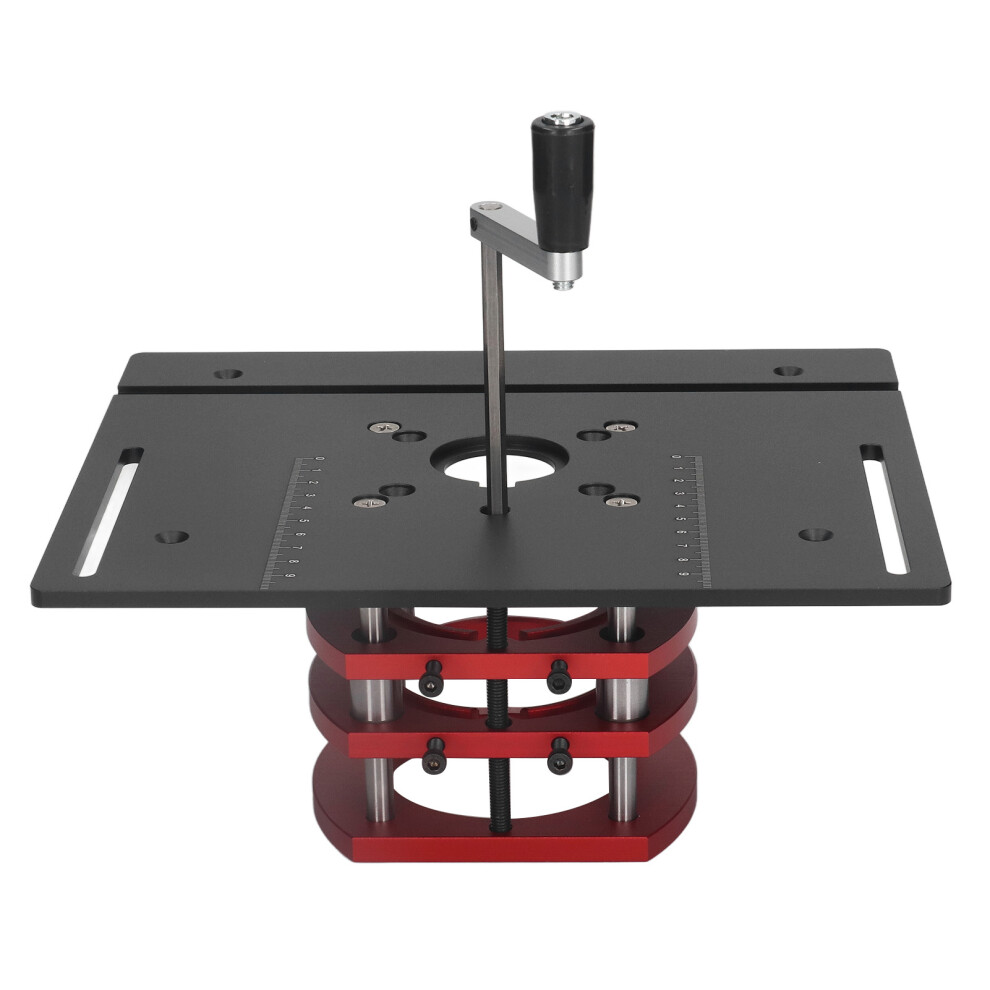 Router Lift Manual Lifting Router Lift System Kit Router Table Saw Insert Base Plate Black 4631317721430