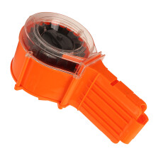 Spielzeug-Dart-Clip-Magazin – 25 weiche Schaumstoff-Darts, Orange, 24x13x9cm