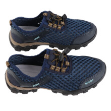 Herren Blaues Mesh-Sportschuhe, Leicht, Atmungsaktiv, EU Größe 40