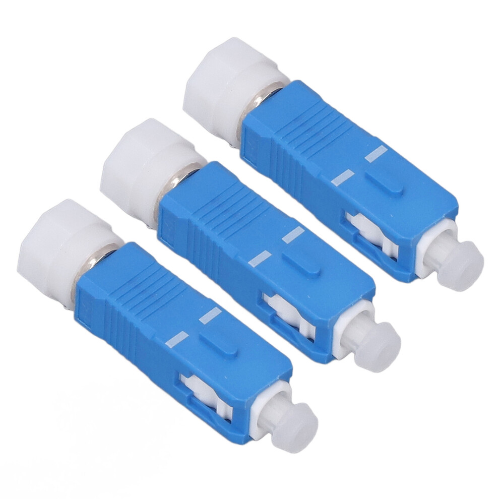 3Pcs Fiber Optic Connector Adapter Sc Male To Fc Female Single Mode Convertor For Optical Power Meter 3571317731828