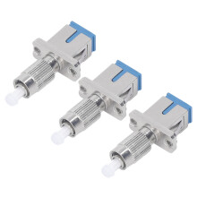 3-teiliges FC-zu-SC Glasfaser-Adapter-Set, geringe Verluste, hohe Isolierung
