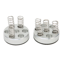4Pcs Spring Speaker Spikes Isolation Stand Aluminum Alloy Spring Speaker Shock Absorber Feet for HiFi Amplifier Speaker