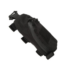 Große Leinwand-Rucksack-Gürttasche für Wandern & Reisen, Schwarz