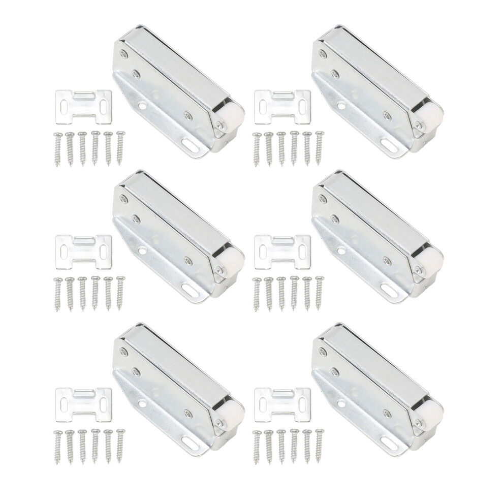 6Pcs Spring Latch Mini Door Push Release Latch Light Weight Push To Open Door Latch For Cabinet Door 4271317733592