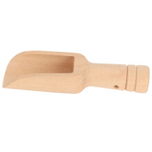 10 Holzbad- Salzschaufeln, polierte Oberfläche, umweltfreundlich, 2,4x7,6cm, Set