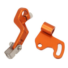 Ein Fingerkupplungshebel-Kit für KTM 790/890 Adventure R aus Aluminiumlegierung Orange