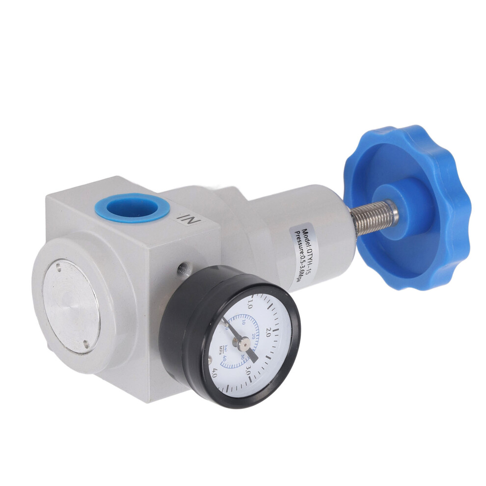 Air Compressor Pressure Regulator G1/2In 0.5Â3.6Mpa Control Valve Controller With Gauge 8461317738529