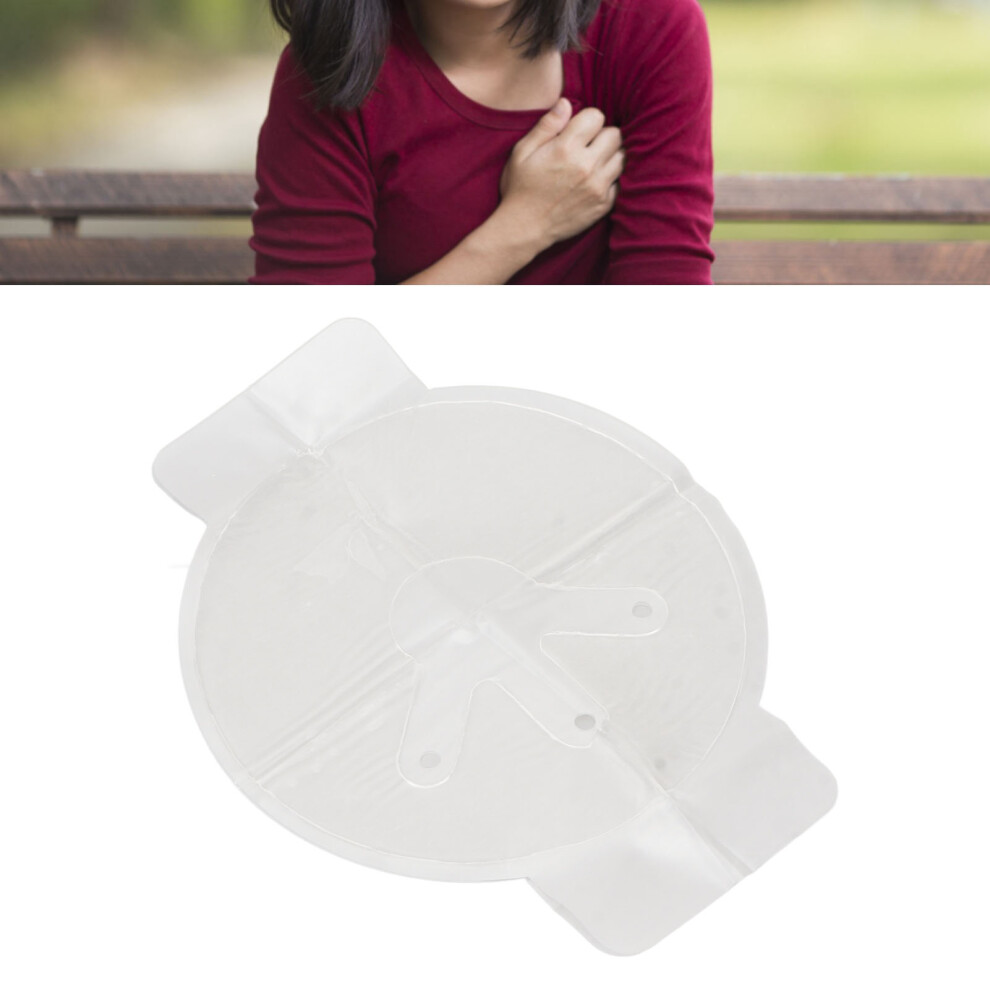 Chest Seal Vented Adhesive Dressing 3 Channel Vents Emergency Wound Dressing for Opening Chest Wound