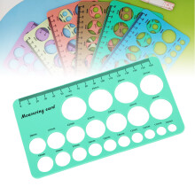 Mothers Nipple Measurement Ruler Flexible Silicone Breast Flange Measuring Tool with 1.5m Soft Tape Green