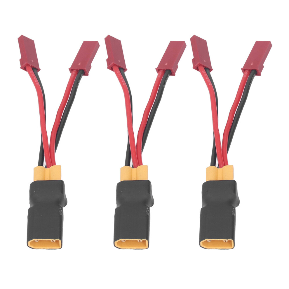 Xt30 To Jst Cable Male Female To Female Silicone Wire Rc Battery Esc Connector Cord For Rc Boat Aircraft Car 3Pcs 8421317743268
