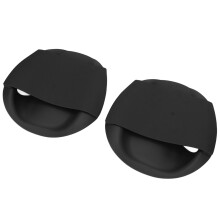 Schwarzes PP-Silikon ergonomischer Schwimmunterricht-Handpaddel für Freistil, groß