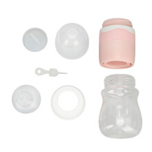 Quick Flush Baby Bottle Detachable Portable Press Rotate Quick Flush Feeding Bottle Pink