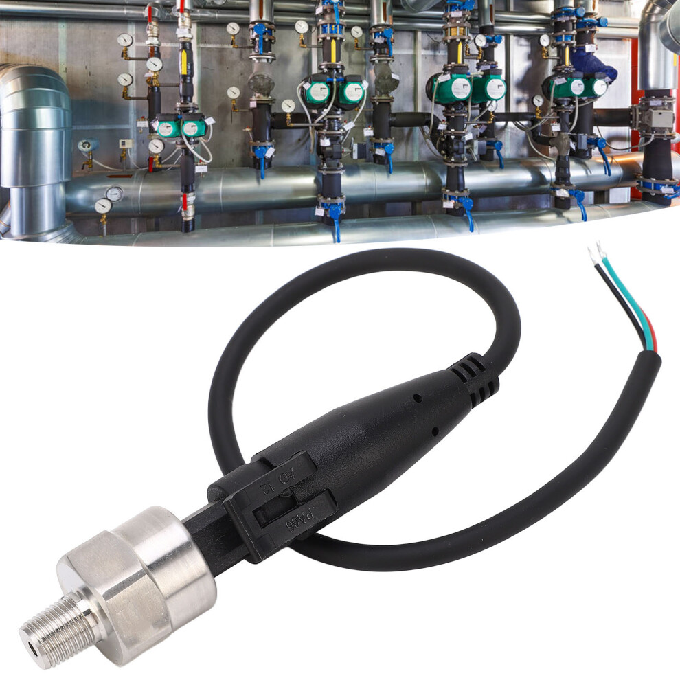 1/8in 27NPT Pressure Transducer Sensor Stainless Steel 0â20Mpa Pressure Sensor for Oil Fuel Air Water 0.5â4.5V