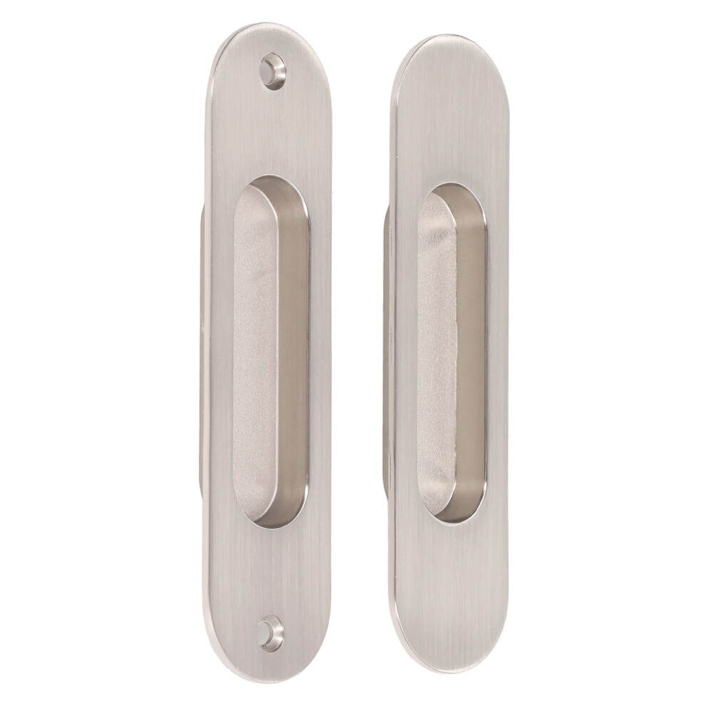 Sliding Door Handles Set Smoothing Surfaces Aluminum Alloy Closet Door Finger Flush Pull 4911317747761