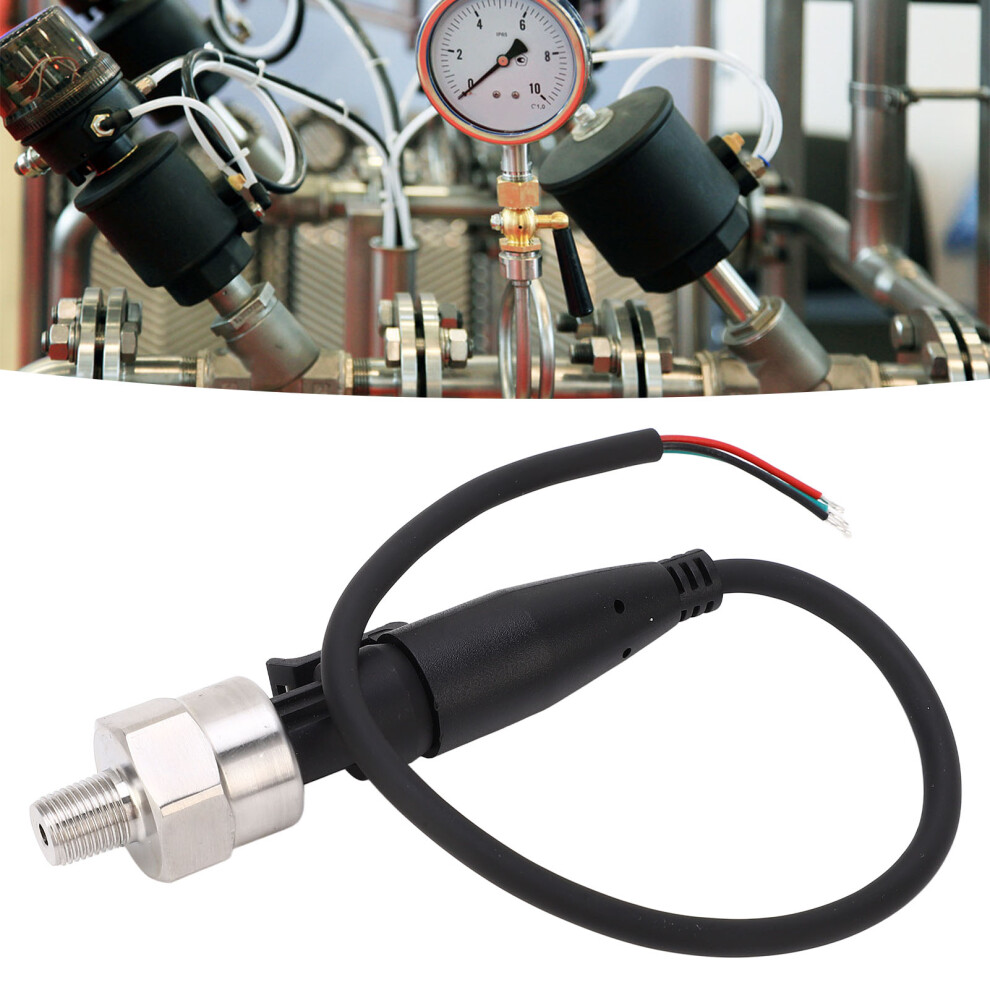 Pressure Transducer Stainless Steel 1/8In 27Npt Thread 100Psi Pressure Probe Sensor For Replacement 0.5Â4.5V 3781317748201