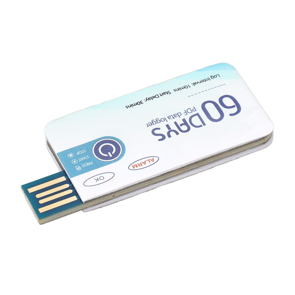 USB Temperature Data Recorder 10000 Groups Storage High Accuracy Disposable Portable Temperature Logger