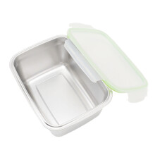 304 Stainless Steel Lunch Box Leakproof Food Storage Containers Square Bento Box 2800ml